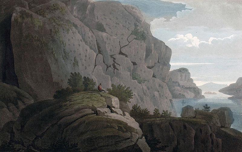 John William Edy Rocks in Heliesund Spain oil painting art